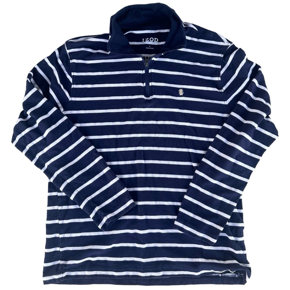 IZOD Men’s Golf Half Polo Zip Up Large